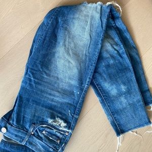 Mother Looker Ankle Fray Sz 27